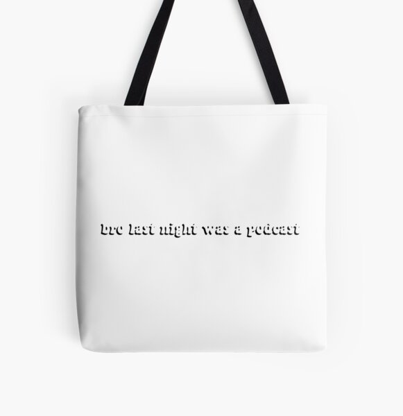cody ko last night was a podcast sticker All Over Print Tote Bag RB1108 product Offical Cody Ko Merch