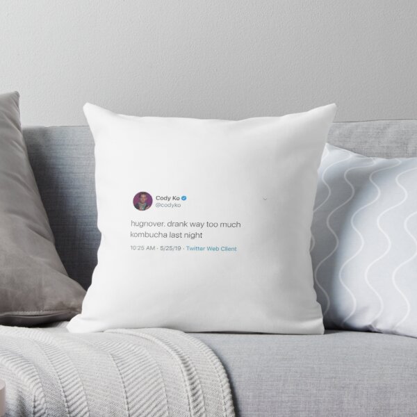 Cody Ko Tweet Throw Pillow RB1108 product Offical Cody Ko Merch